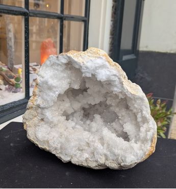 Marokkaanse Bergkristal Geode 'schaal'  XXL extra kwaliteit  nu in prijs verlaagd!