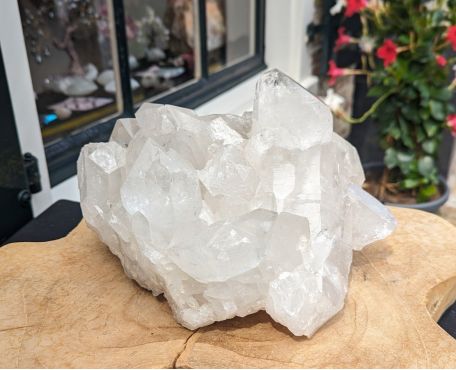 Super zuivere Bergkristal cluster large ruw en extreem helder