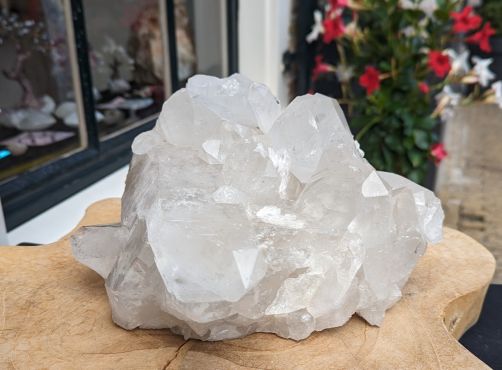 Super zuivere Bergkristal cluster large ruw en extreem helder