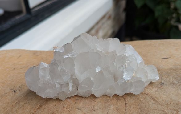 Super kwaliteit  Bergkristal cluster extra  zuiver